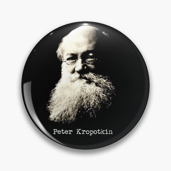 Item preview, Peter Kropotkin anarchist anarchy socialist revolutionary activist economist philosophy gift black t shirt designed and sold by Johannesart.