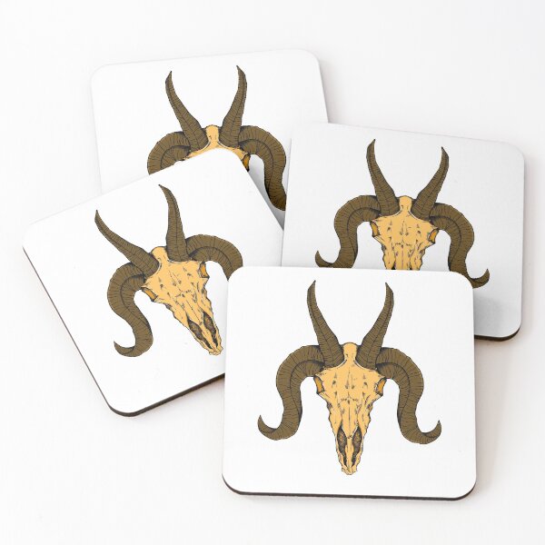 Item preview, goat skull designed and sold by atom1.