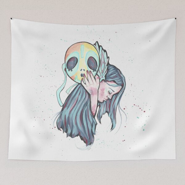 Item preview, Masked Girl Inside designed and sold by AnnaHuhn.