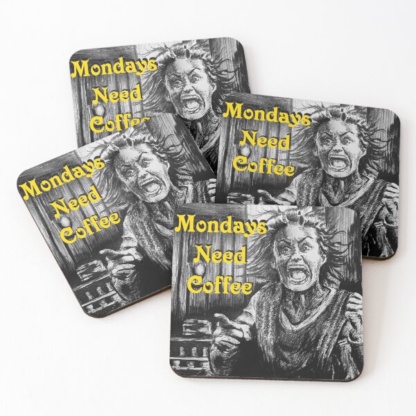 Item preview, Mondays Need Coffee designed and sold by FictiveArt.