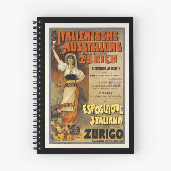 Item preview, retro zurich italienisch ausstellung esposizione italiana a zurigo designed and sold by CorasPosters.