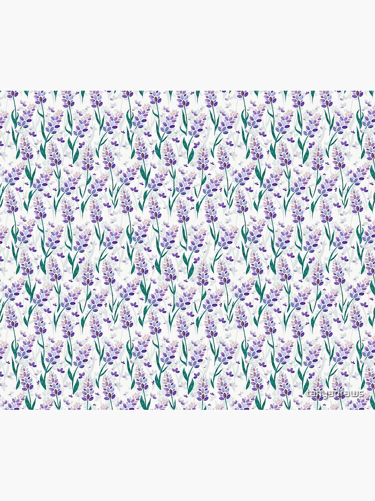 Disover Lavender Fields Pattern, Light Shower Curtain