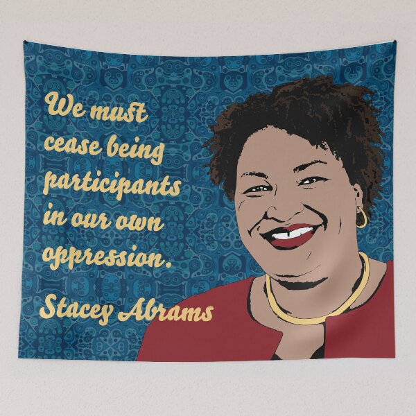 Item preview, Stacey Abrams, feminist icon designed and sold by candhdesigns.