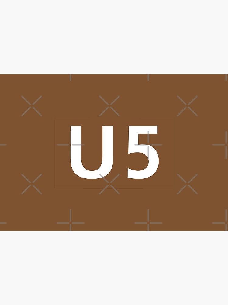U5 Berlin U-Bahn Symbol by in-transit