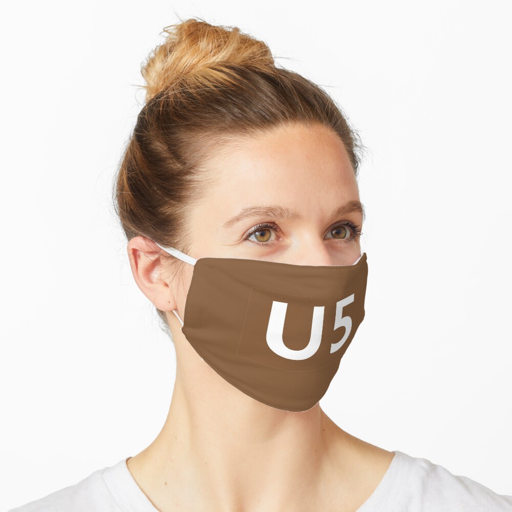 U5 Berlin U-Bahn Symbol Mask