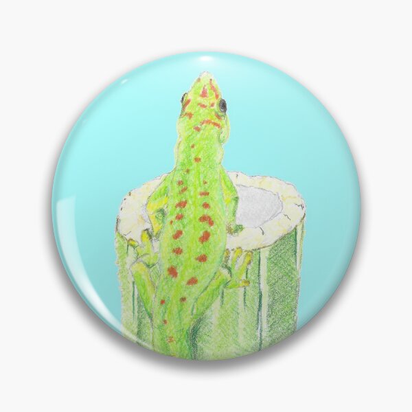 Item preview, Day Gecko on Bamboo designed and sold by TinkerandBone.