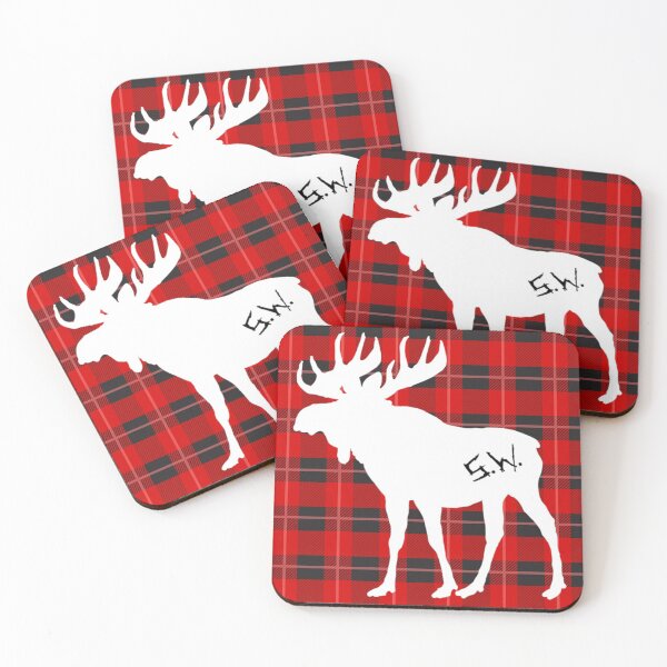 Item preview, sammy the moose - plaid/white designed and sold by lexicolor.