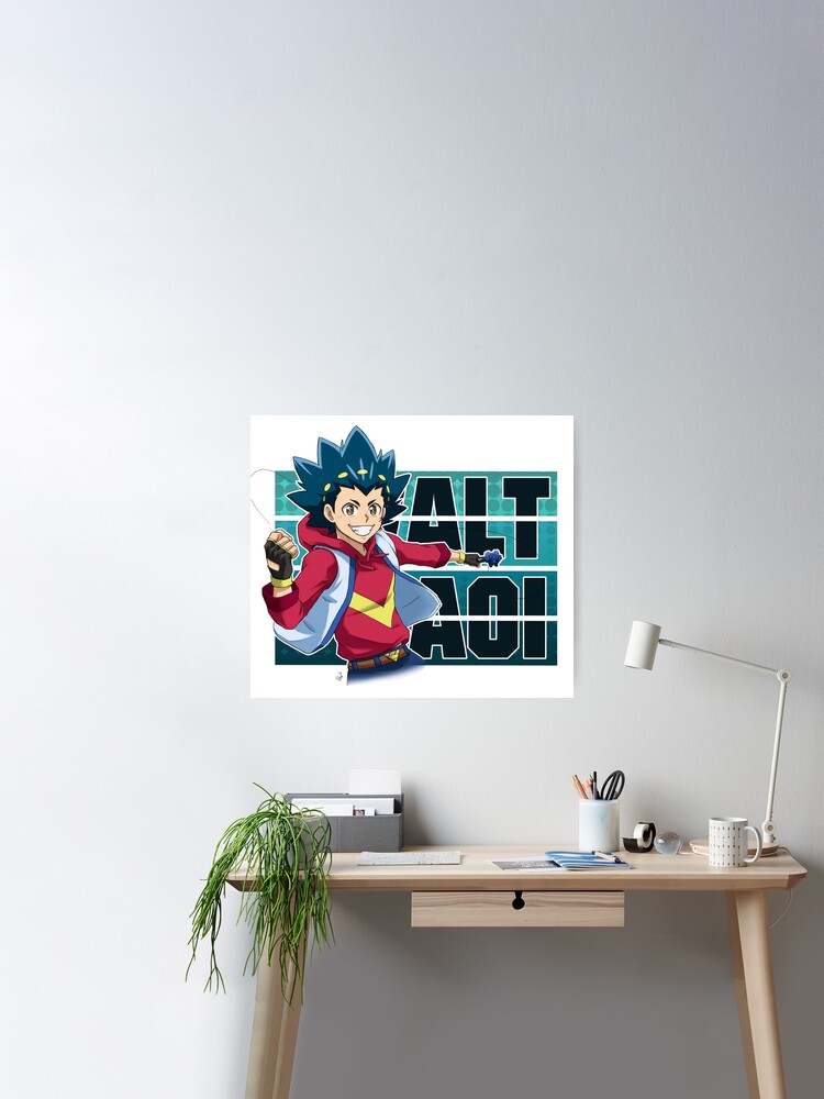 Valt Aoi - Beyblade Anime Burst Poster for Sale by JacquelynLasha2