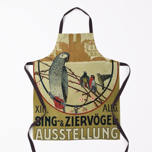 Item preview, retro sing ziervogel ausstellung zurich designed and sold by CorasPosters.