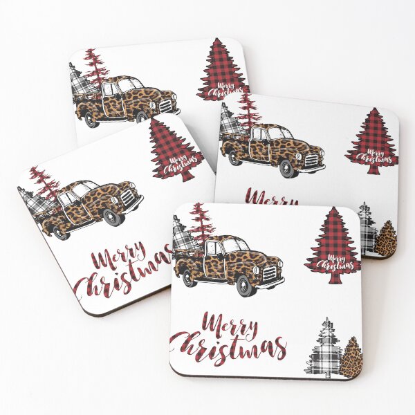 Item preview, Merry Christmas Trees Leopard Plaid Christmas Gift designed and sold by Lii-Sun.