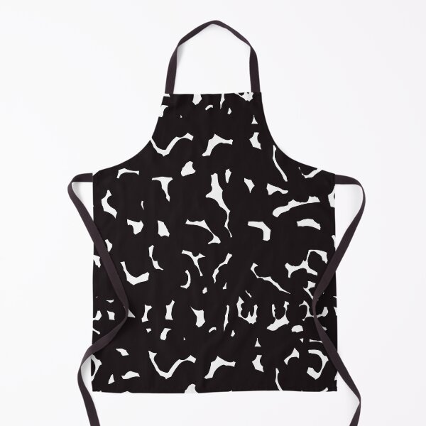 Item preview, Black and White Modern Cowhide Animal Print Abstract white Shapes Minimalist designed and sold by PlumGood.