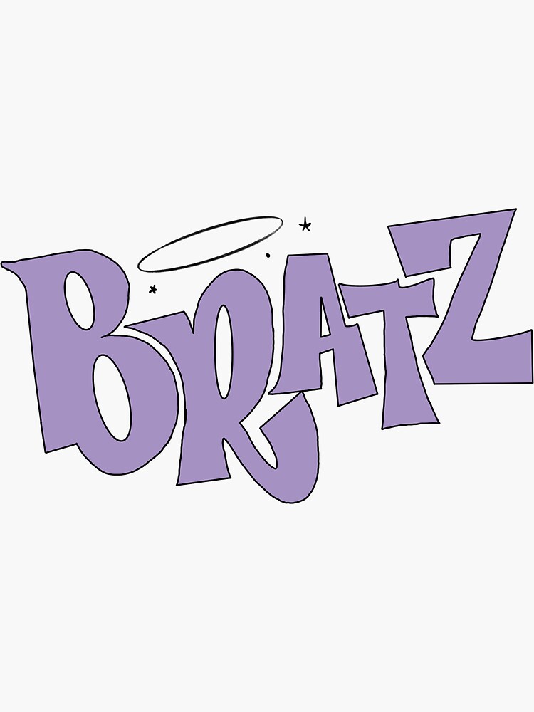 Pegatina «logo de bratz morado» de shopjujuweez | Redbubble