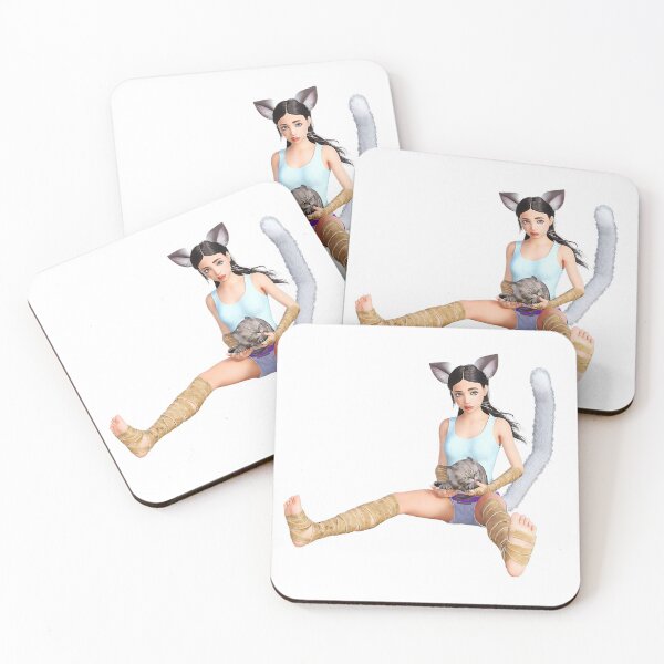 Item preview, Cute Anime Cat Girl With Kitty designed and sold by StormyMuse.