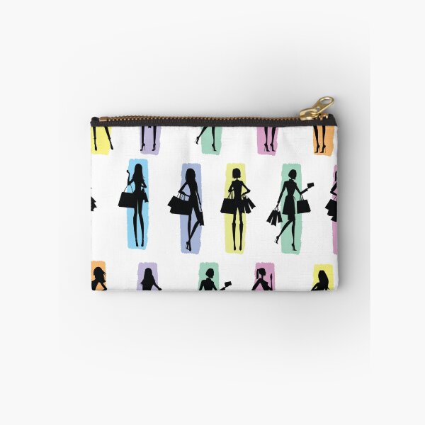 Item preview, Women shopping silhouettes illustrations designed and sold by snja.