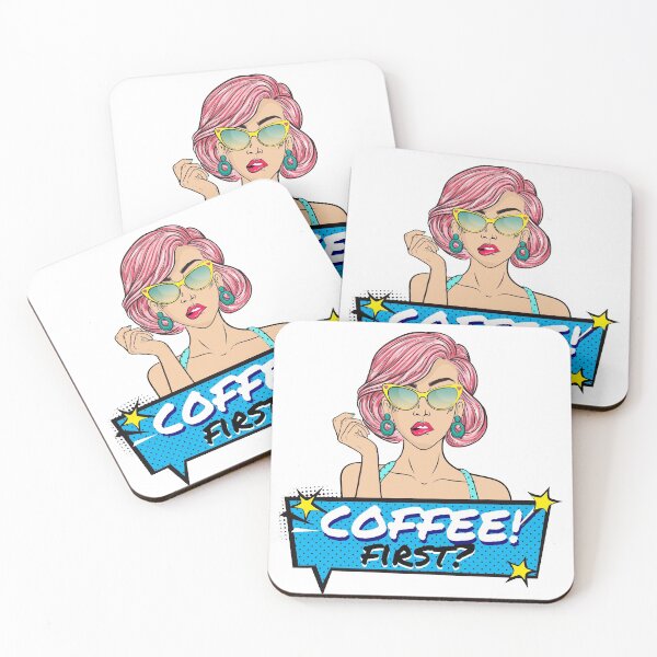 Item preview, COFFEE FIRST (Pop Art) designed and sold by XpressoYourself.