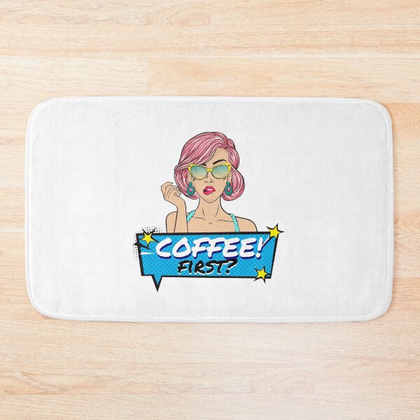 Item preview, COFFEE FIRST (Pop Art) designed and sold by XpressoYourself.
