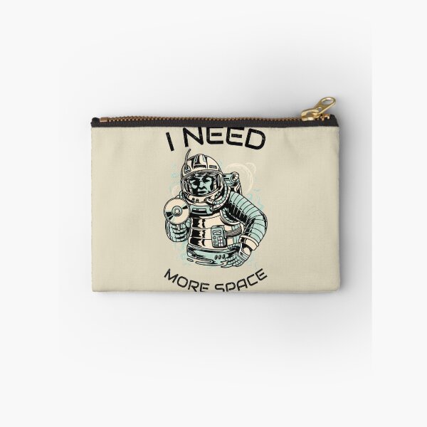 Item preview, I Need More Space Teal Cartoon Astronaut  designed and sold by Mustard Prophet.