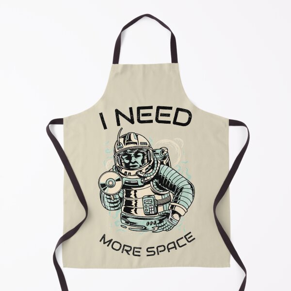 Item preview, I Need More Space Teal Cartoon Astronaut designed and sold by Mustard Prophet.