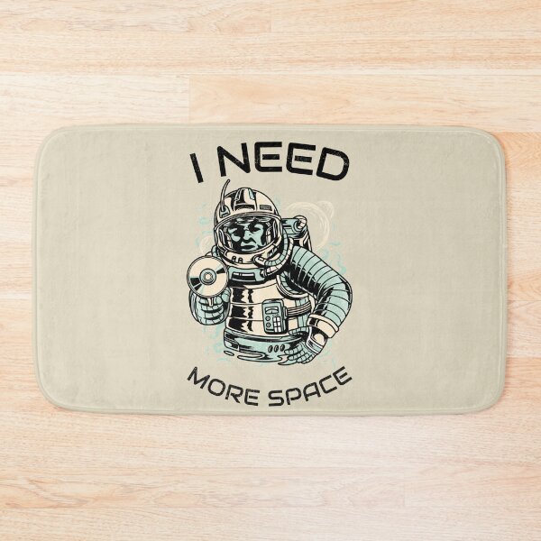 Item preview, I Need More Space Teal Cartoon Astronaut  designed and sold by Mustard Prophet.