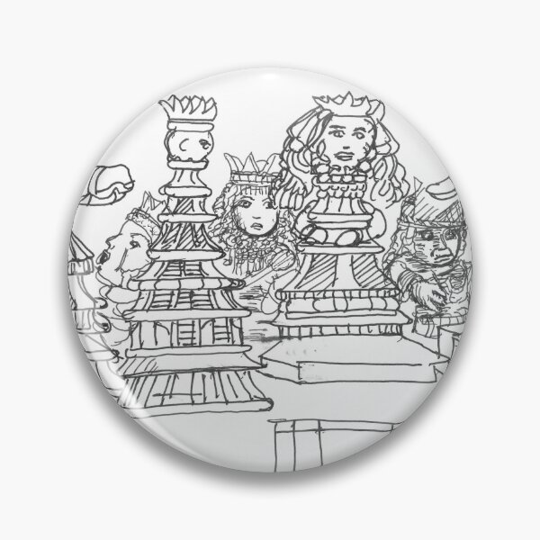 Item preview, The Court of Hearts,  Adventures in Wonderland, TeresaTown at Redbubble, 2020 designed and sold by Mark Stansberry.