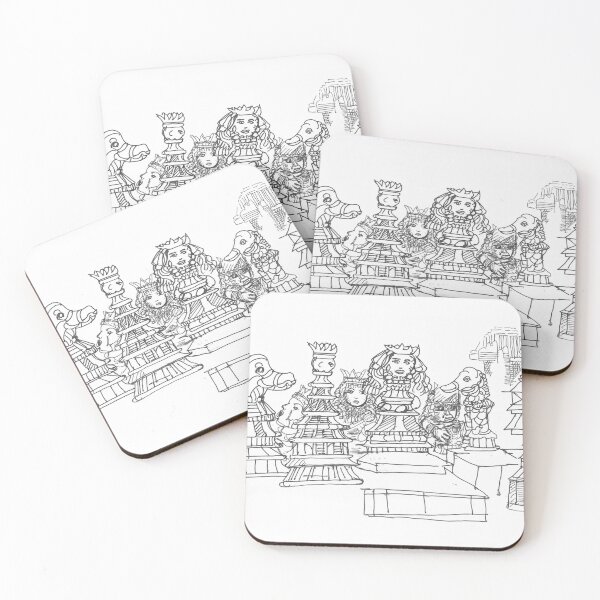 Item preview, The Court of Hearts,  Adventures in Wonderland, TeresaTown at Redbubble, 2020 designed and sold by Mark Stansberry.