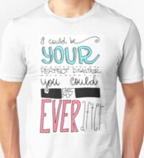 Marianas Trench Ever After Drawn Lyric Unisex T-Shirt