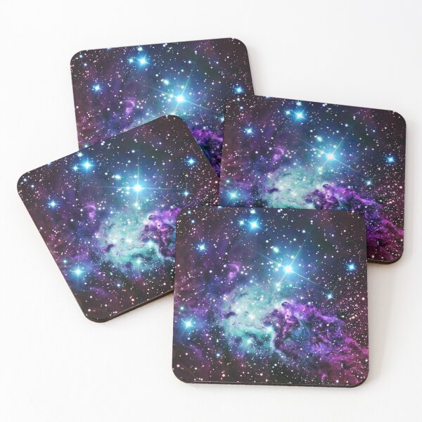 Item preview, Fox Fur Nebula Teal Turquoise Purple designed and sold by 2sweetsDesign.