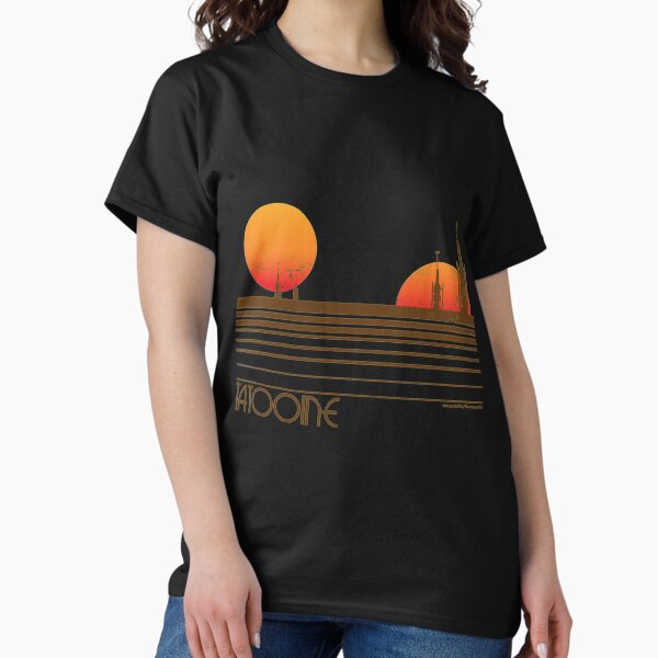 Vista previa del artículo con la obra «Visita Tatooine», diseñado y vendido por MichaelLong234.