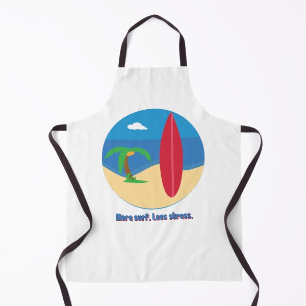 Item preview, More surf less stress - Surfing summer perfect vintage design waves surfer body boarding boogie groms grommet amazing adventure tides turf designed and sold by CJCTEES.