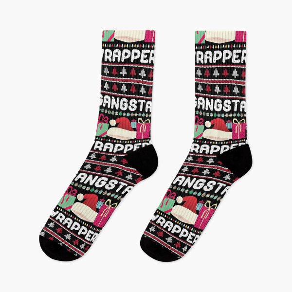 Item preview, Christmas Gangsta Wrapper Ugly Holiday Xmas Gift designed and sold by haselshirt.