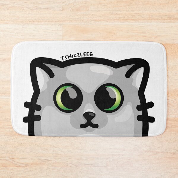 Item preview, Chonky Boi - Gray Kitty (Green Eyes) designed and sold by TswizzleEG.
