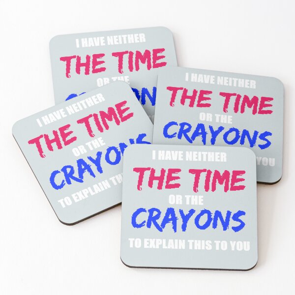 Item preview, Time or Crayons designed and sold by SwampfoxDesign.