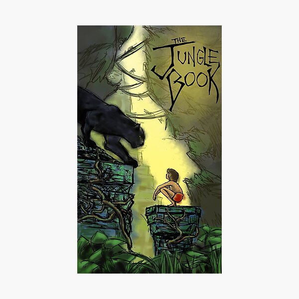 The Jungle Sketch Photographic Print