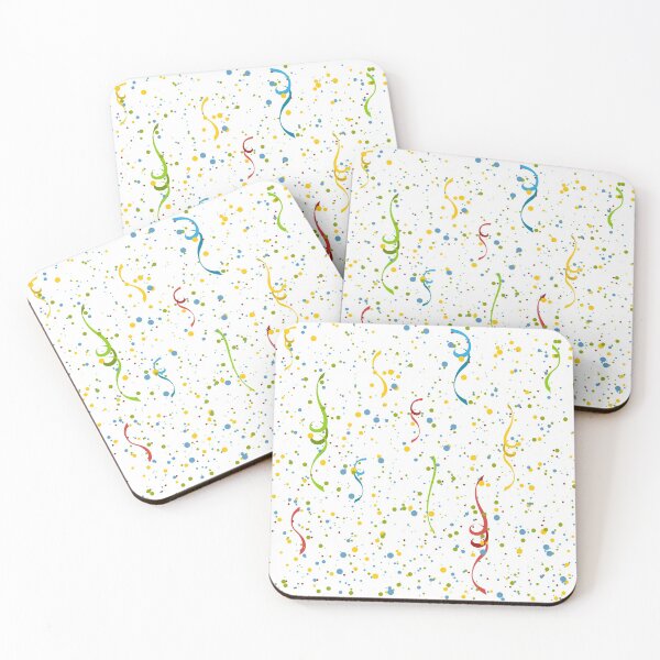Item preview, 1980s Colorful Paint Splatter Party Celebration Confetti  designed and sold by IamTrending.