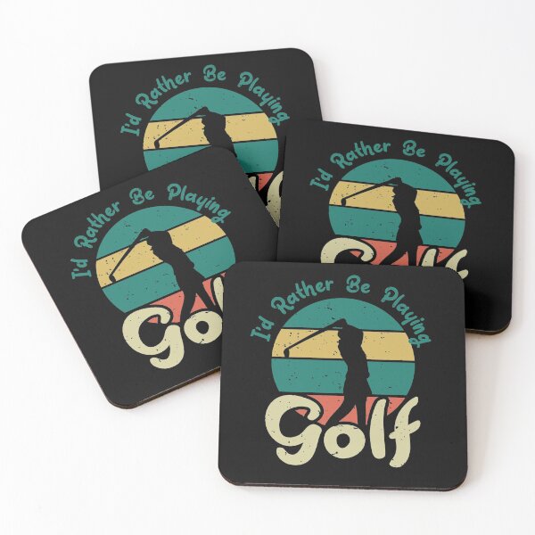 Item preview, Retro Vintage Preferiría jugar al golf Regalo divertido de golf designed and sold by tempotats.