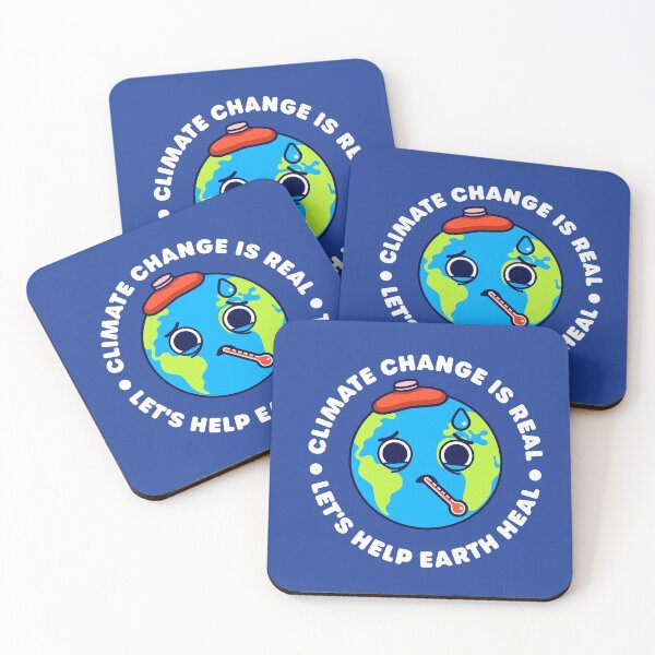 Item preview, Climate Change is Real: Let's Help Earth Heal - Sick Planet Earth designed and sold by Gudland.