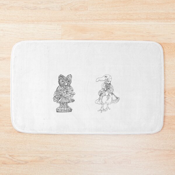 Item preview, The Owl and the Dodo Bird, AliceInWonderland,TeresaTown at Redbubble, 2020 designed and sold by Mark Stansberry.