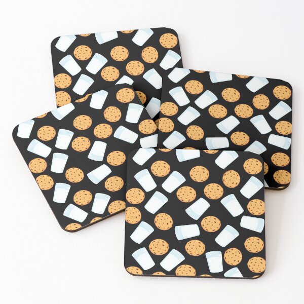 Item preview, Patrón de galletas y leche designed and sold by TheInkElephant.