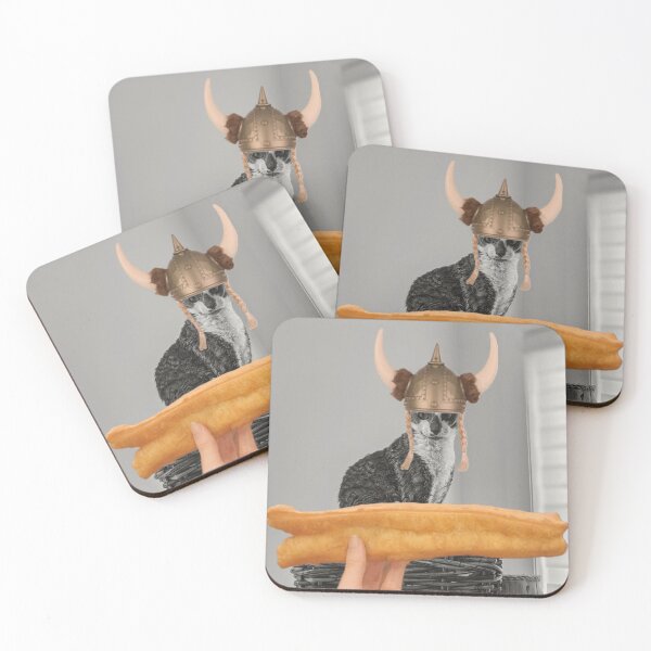 Item preview, Fried Dough Kittie designed and sold by ExploreTheBasic.