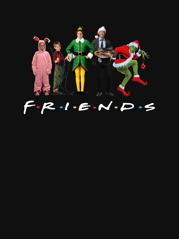 Disover Friends - Christmas Movie Character Classic | Essential T-Shirt 