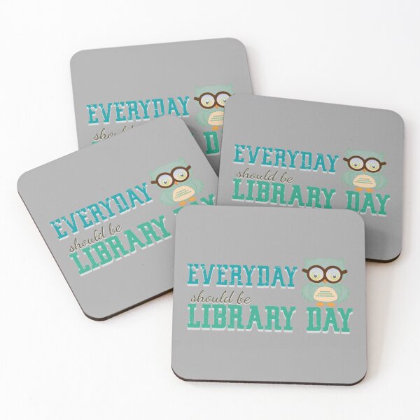 Item preview, EVERYDAY SHOULD BE LIBRARY DAY COLORFUL OWL designed and sold by Cr1sV.