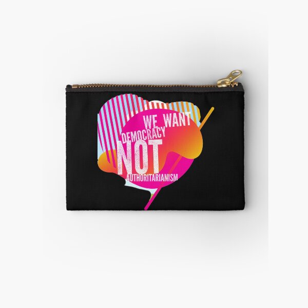 Item preview, We Want Democracy, not Authoritarianism designed and sold by HamiltonmagicTs.