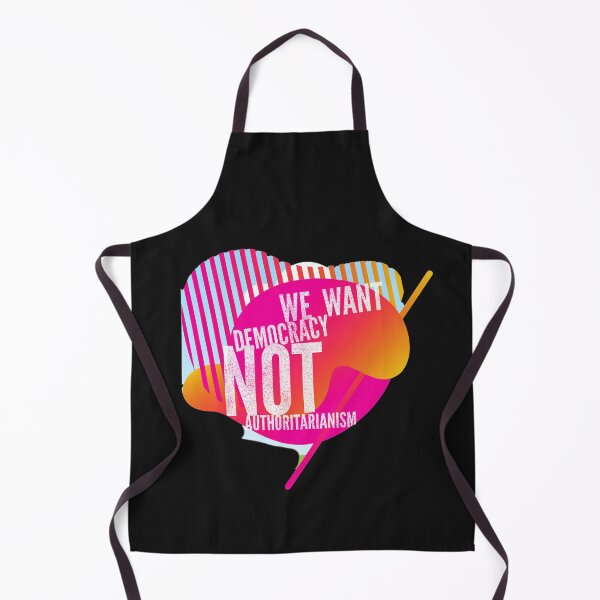 Item preview, We Want Democracy, not Authoritarianism designed and sold by HamiltonmagicTs.