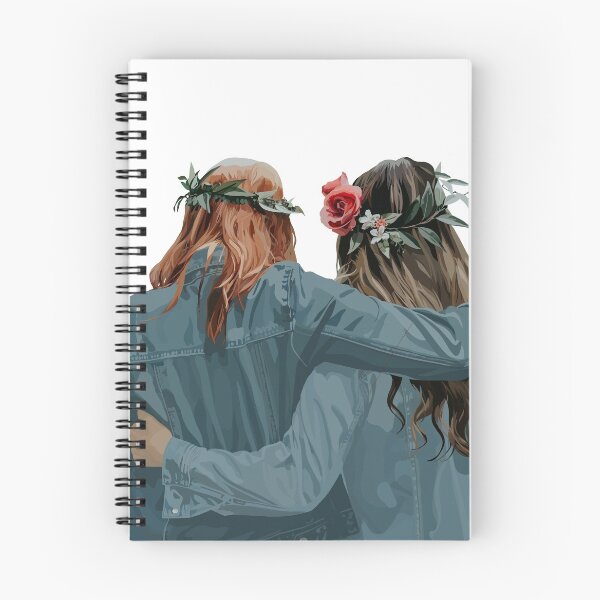 Item preview, Girls in Flower Crowns designed and sold by byalessiamariee.