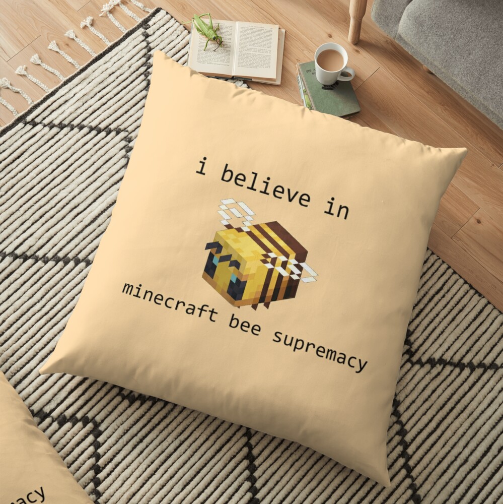 minecraft bee body pillow