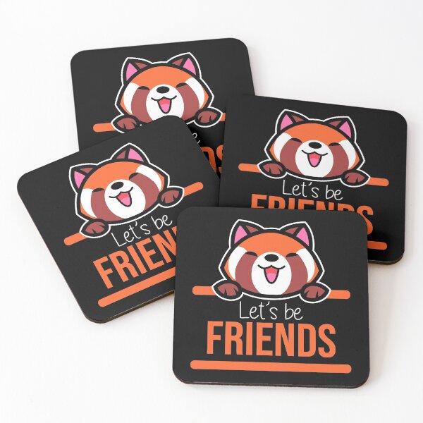 Item preview, Let's Be Friends with Red Pandas designed and sold by Cute  Pawz.