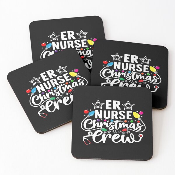 Item preview, ER Nurse Christmas Crew Emergency Room ICU Nursing Squad T-Shirt designed and sold by Trendy Shirt.