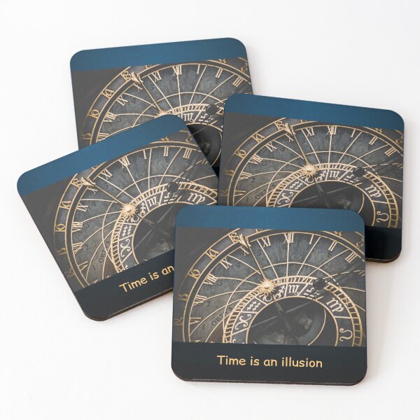 Item preview, Time is an illusion designed and sold by PlusUltraClocks.