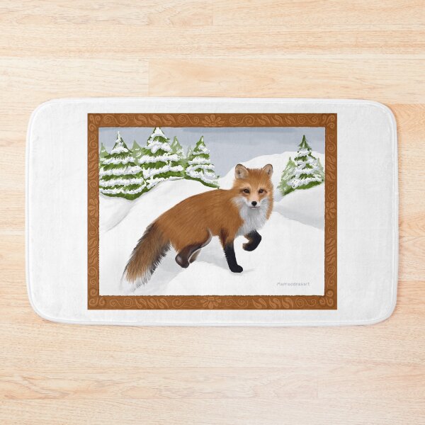 Item preview, Red Fox in Winter  designed and sold by MamaODea.