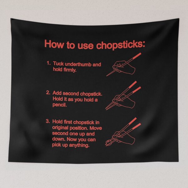 Item preview, How to use chopsticks designed and sold by Art by s2ray.